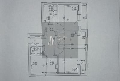 Apartament cu 3 camere decomandat, mobilat în Central - 7