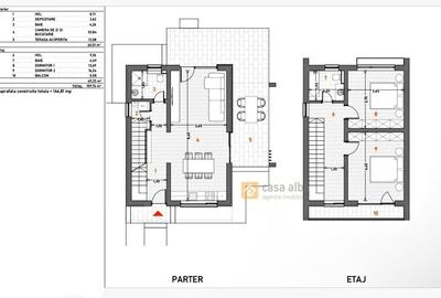 Bucium - Visan, locuinta noua, P+E, design modern - 7