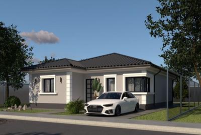 Casa individuala 3 camere pe parter  370mp curte - 3