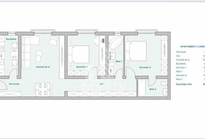 Apartament cu 3 camere în Plopi - 15
