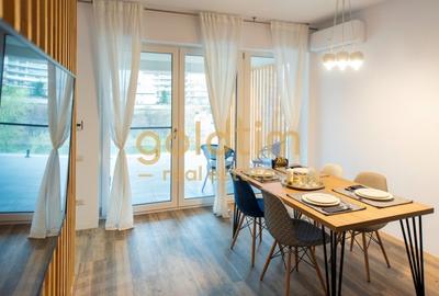 SUPERB/ UNIC/ VEDERE LAC/TERASA 20 MP/ 2 BAI/ SPATII DEPOZITARE - 30