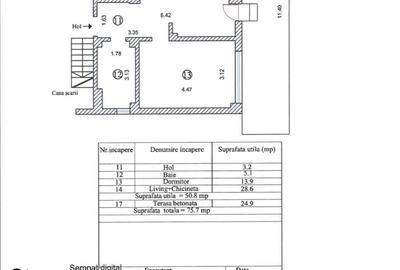 Apartament cu 2 camere semidecomandat, mobilat în Exterior Nord - 8
