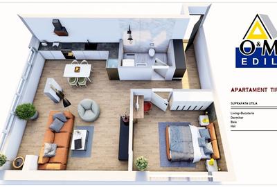 Apartament cu 2 camere decomandat în Central