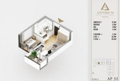 GARSONIERA IN PROIECTUL ASTORIUM LIFE / LOCUINTA SAU INVESTITIE! - 1