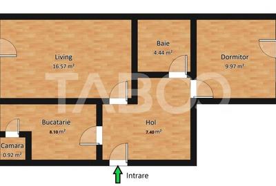 Apartament cu 2 camere decomandate 2 balcoane in zona Valea Aurie - 6