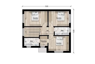Vila individuala 5 camere - teren 350mp Com Berceni - 7