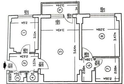 Apartament cu 2 camere semidecomandat în Vitan - 5