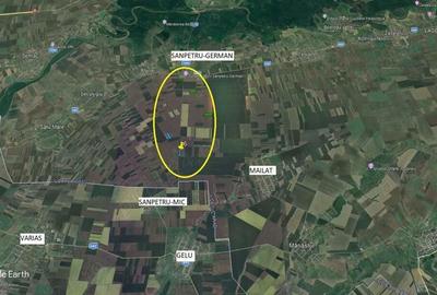 45 ha Sanpetru German - teren arabil de cea mai buna calitate - - 1