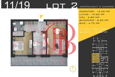 Apartament cu 2 camere decomandat în Theodor Pallady - 15