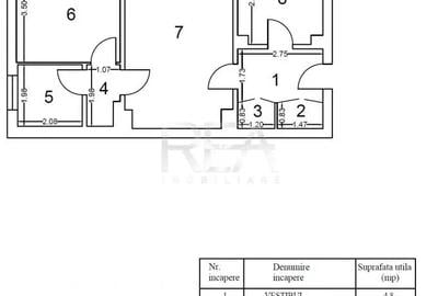 Apartament cu 2 camere semidecomandat în Pantelimon