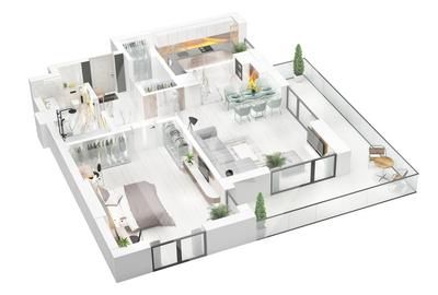 Apartament cu 2 camere în Calea București - 12