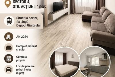 Apartament cu 2 camere semidecomandat în Giurgiului - 1