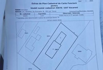 Teren de 1150 mp, în Văcăreni - 2