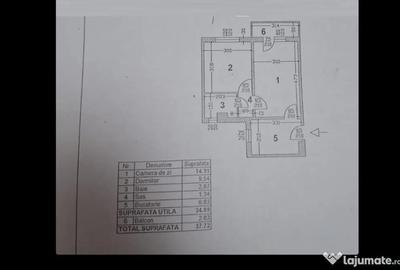 Apartament cu 2 camere semidecomandat în Sălăjan - 2