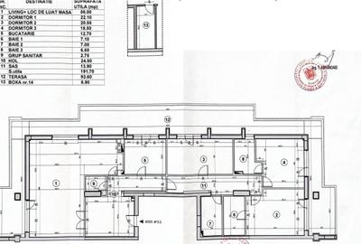 Penthouse cu 5 camere semidecomandat, mobilat în Șoseaua Nordului - 21