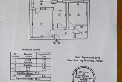 Apartament cu 2 camere decomandat, mobilat în Lujerului - 18