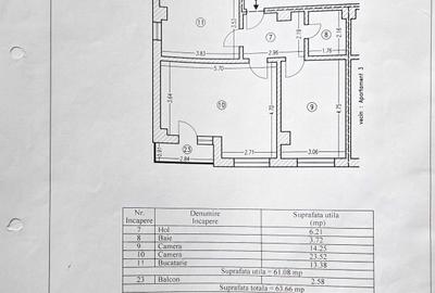 Apartament cu 2 camere decomandat în Central - 5