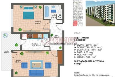 Apartament cu 2 camere decomandat în Apărătorii Patriei - 4