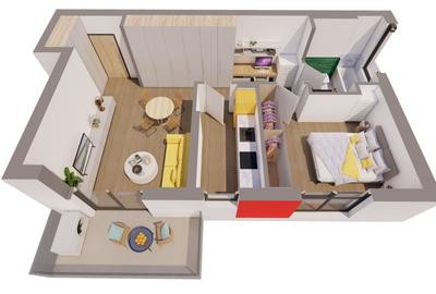 Apartament cu 2 camere decomandat, mobilat în Aurel Vlaicu - 1