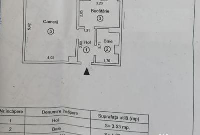 Garsonieră decomandată în Buzaului - 1