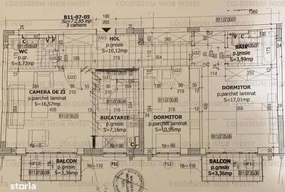Apartament cu 3 camere în Avantgarden
