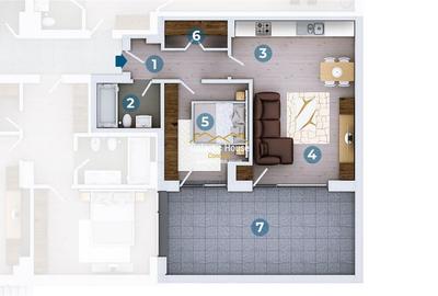 VANZARE 2 UNITATI DE 2 CAMERE FLOREASCA /RAHMANINOV - 8
