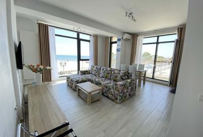 Apartament 2 camere mobilat, cu vedere la mare, in prima linie + loc de parcare