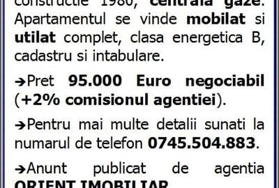 Apartament cu 2 camere decomandat în Far - 6
