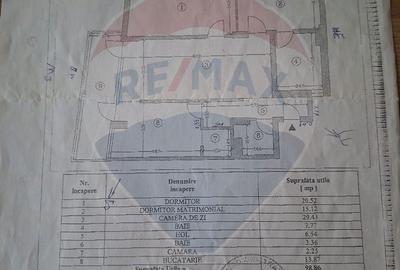 Apartament cu 3 camere semidecomandat, mobilat în Brâncoveanu