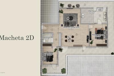 Penthouse spectaculos cu terasă panoramică | 3 camere | 93mp | Direct Proprietar - 4