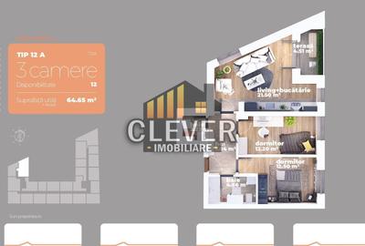 Apartament cu 3 camere decomandat în Liviu Rebreanu - 1