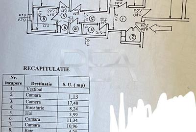 Apartament cu 3 camere decomandat, mobilat în Rahova - 13