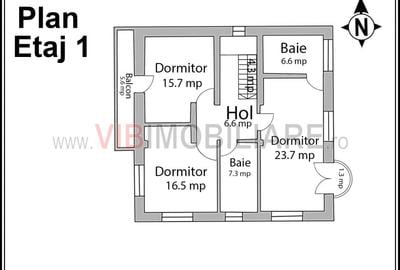 Vila P+1E moderna cu teren 795 mp in Corbeanca Ostratu - 19