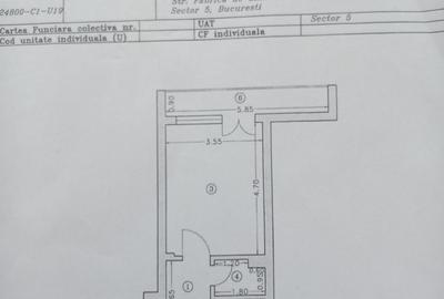 Garsonieră decomandată în Central