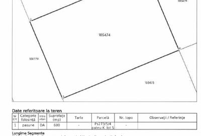 Teren Construcții intravilan de 600 mp, în Central - 1
