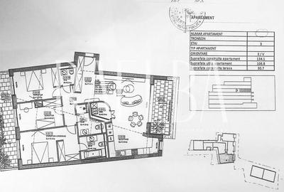 Apartament 4 camere | Dacia | Parcare | Terase 30mp - 38