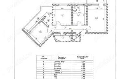 Apartament cu 3 camere decomandat în Dacia - 6