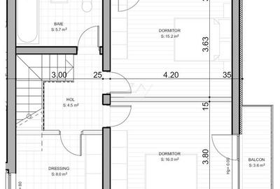 Duplex cu 4 camere cu Canalizare în Braytim - 20