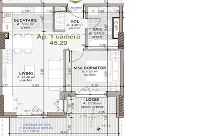 Apartamente de 2 camere, proiect nou, Iris - 7