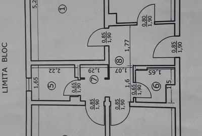 Apartament cu 3 camere decomandat în Central - 3