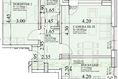 Apartament cu 2 camere decomandat în Theodor Pallady