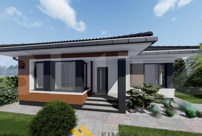 Casa cu 4 camere la ro?u,finisat sau la cheie, 107 mp, zona - 2