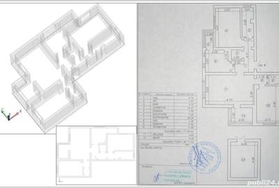 Apartament cu 3 camere decomandat în 23 August - 1