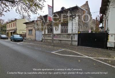 Apartament cu 3 camere în vilă, Cotroceni – Costache Negri 34 - 48