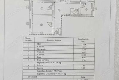 Apartament cu 3 camere decomandat în Central - 6