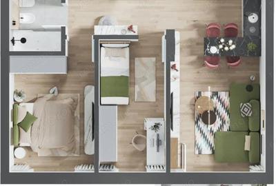 Apartament cu 2 camere decomandat în Iosia - 8