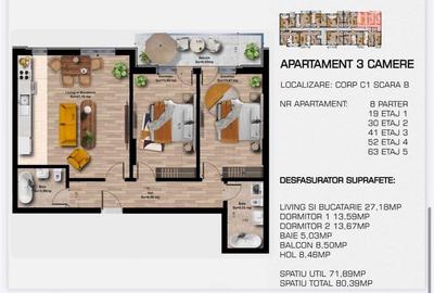 5 Minute Metrou Berceni - Finalizare August 2026 - 2 Camere - 7