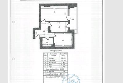 Apartament cu 2 camere semidecomandat în Berceni