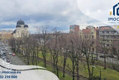 Apartament cu 3 camere semidecomandat, mobilat în Ultracentral