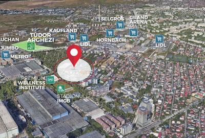 Teren Intravilan 997 mp, deschidere 76 ml, Drumul Cretestilor, Sector 4 - 4